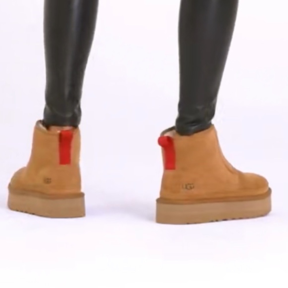 🐪NEW WITH TAGS🐪 UGG Neumel Platform Zip Suede 7,8,9,10,11 - Picture 5 of 13